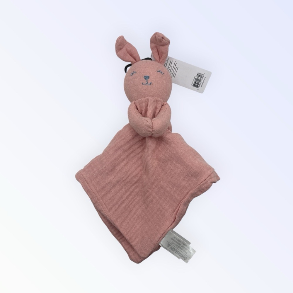 Pink Bunny Rabbit Carters Baby Cotton Mauve Bunny Lovey Plush Child Of Mine Toy